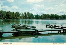 Postcard Boat Docks at Fremont