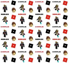 Roblox Personalised gift wrapping paper Birthday Christmas