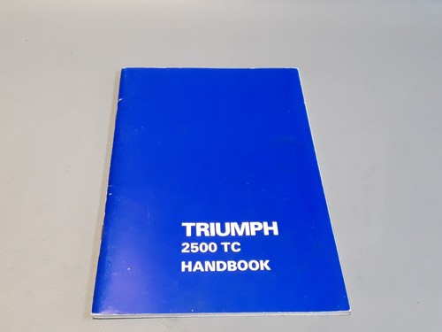 Triumph 2500 handbook - triumph,