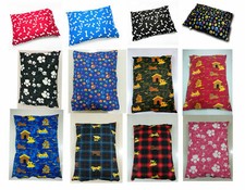  LARGE & Extra Large Pollycotton Dog Bed -Pet Washable Zipped Mattress Cushion 