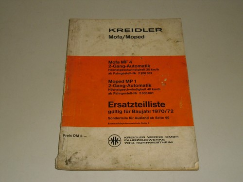 Spare parts list catalog - list,