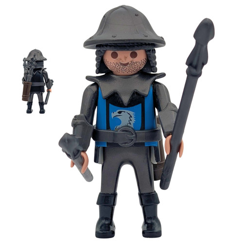 Playmobil blue black knight - playmobil,