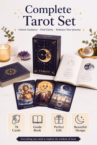 Tarot deck cards with - 78, guide