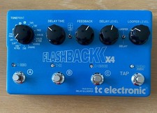 tc electronics Flashback x4 Tap Delay and Looper Effects Pedal Home Use Only