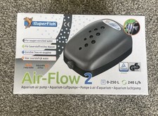 Superfish Air Flow 1 Budget Air Pump Aquarium Fish Tank Airpump 96L/H