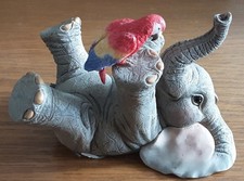 TUSKERS Henry And Imba The Macaw “Tickled Pink"  90907 - No Box