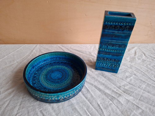 Bitossi pottery bowl vase - bitossi,