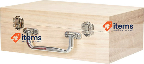 Rayher wooden suitcase with - suitcase,