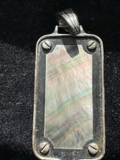 Stephen Webster Dog Tag Black Mother of Pearl (Pre Owned Excellent)