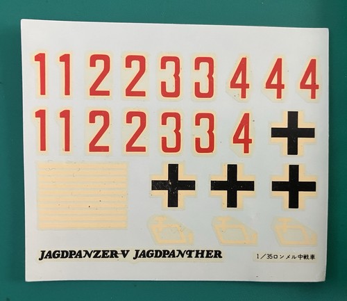 Tamiya decals - 1/35, “