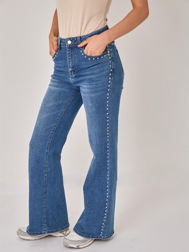 Womens jeans flare high waist - high,
