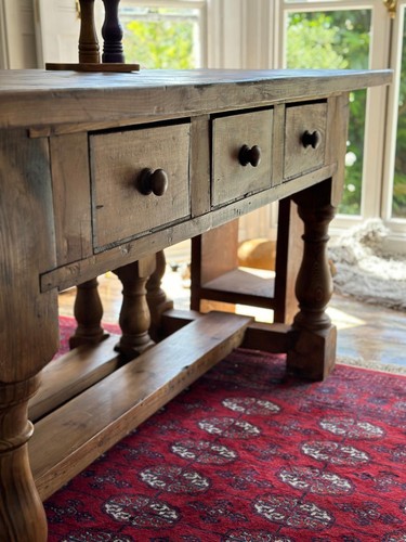 Reclaimed pine rustic kitchen - pine,