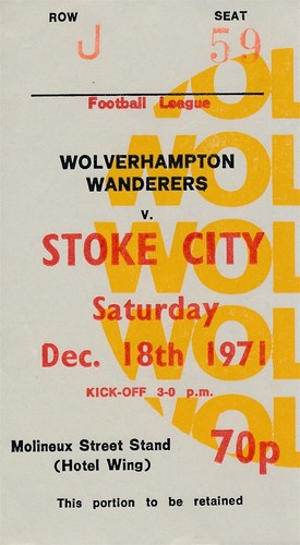 Ticket wolves stoke city - ticket:,