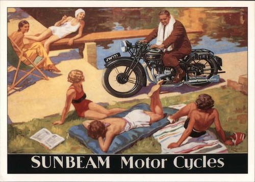 Advertising sunbeam motor - advertising,