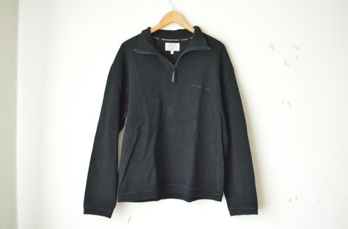 Vintage armani black henley - vintage,