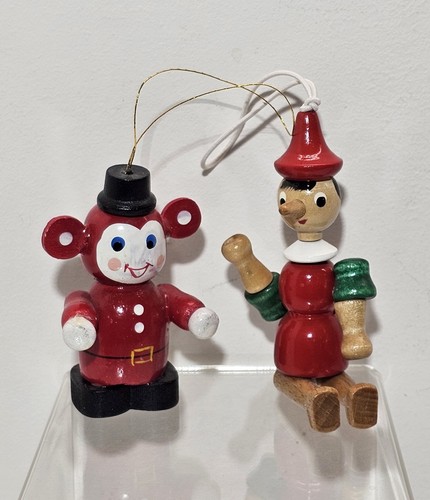 Wooden christmas ornaments set - ornaments,