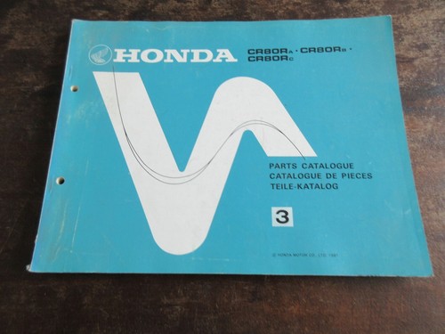 Honda cr80r 1981 parts - 80,