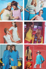 1960s Vintage Fashion Knitting