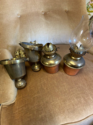 Set brass oil - set, 3