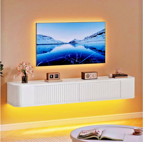 Wall mounted floating stand - floating, tv