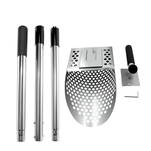 Stainless steel sand scoop - stainless,