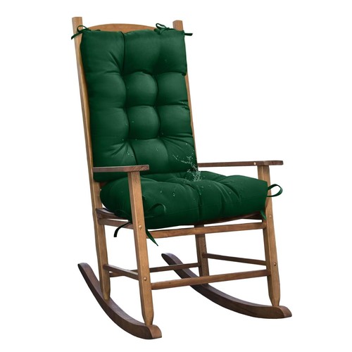 Dark green patio chair cushion - chair,
