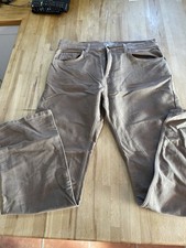 Men's Marks and Spencer Moleskin Jeans size 36W x 33L Colour Light Brown