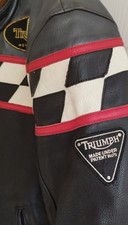Triumph leather motorcycle - triumph,