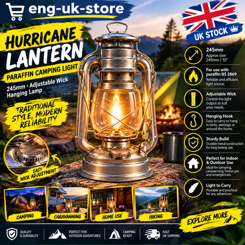 Hurricane lantern 245mm - hurricane,