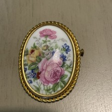 Pink Rose 2” Vintage Limoges