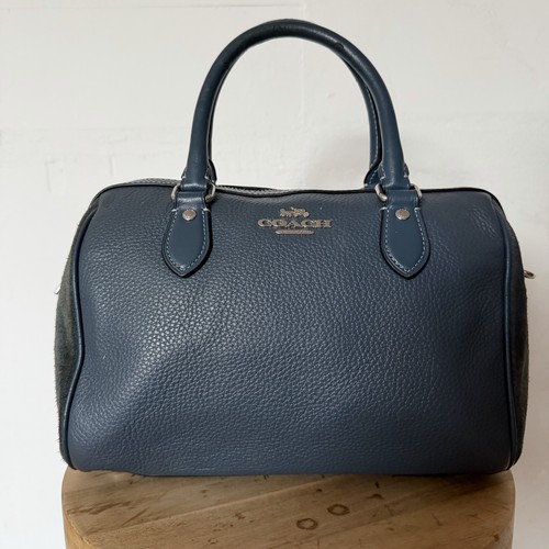 Coach rowan satchel denim - coach,