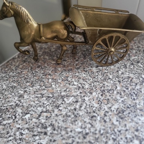 Solid brass horse - brass,