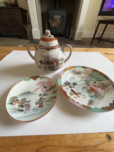 Hand painted japanese vintage - japanese,