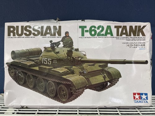 Tamiya russian 62a tank - tamiya, t-62a