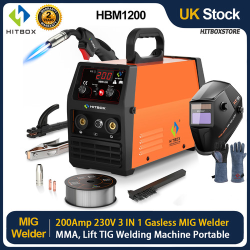 Hitbox 200amp gasless mig - hitbox,