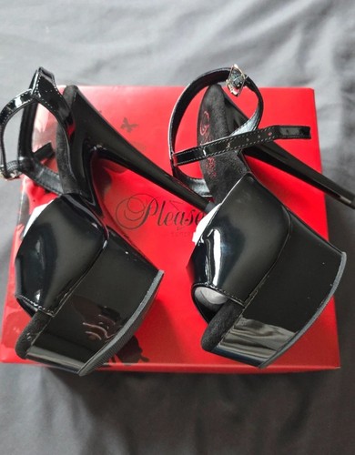 Pleaser black patent - black,