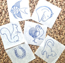 Vintage embroidery transfers - embroidery, transfers-6