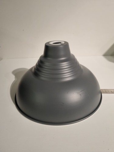 Vintage grey and white enamel