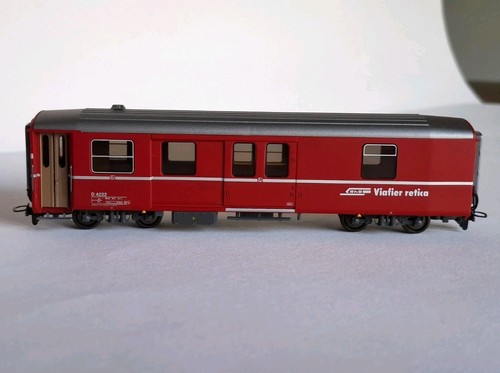 Bemo rhb bogie baggage car - bemo,