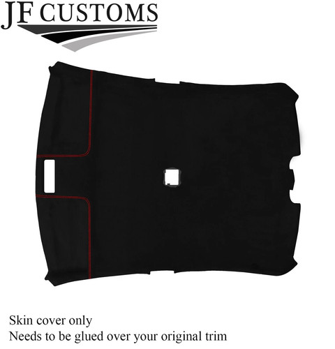 Red stitch roof lining - red,