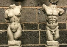 MALE AND FEMALE TORSO STATUE