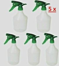 5x 1 LITRE EMPTY TRIGGER WATER