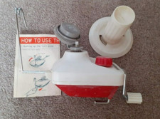 Empisal Knitmaster Wool Winder Knitting Machine Accessory - Red - with clamp