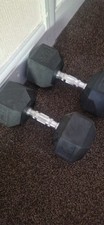 22.5 Rubber Hex Dumbbell pair from metis.