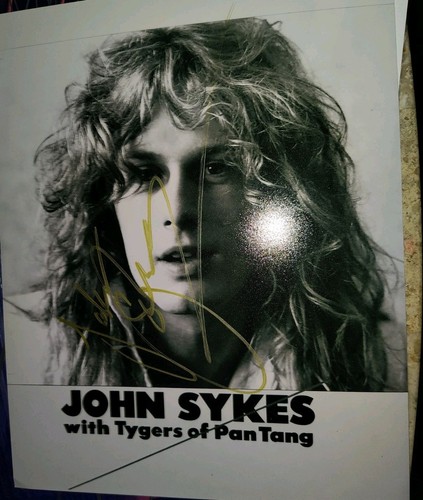John sykes signed - signed, black