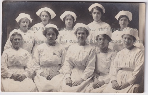 Ww1 photo postcard female - photo,