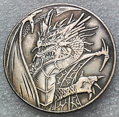 Hobo nickel dragon - nickel,