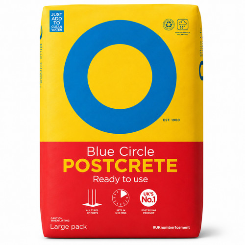 Postcrete blue circle ready - blue, to