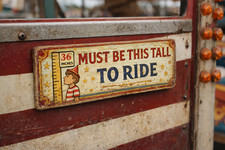 Funfair Circus vintage style