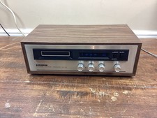 Vintage DOKORDER MC-70A Wood Grain -Silver 8-Track Tape Player - See Description